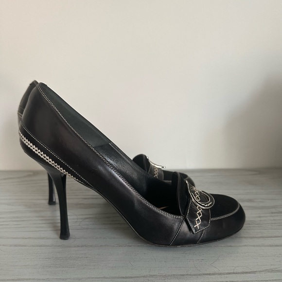 Dior Black Pumps with CD initials. Size 40.5. In very good condition - Picture 7 of 11